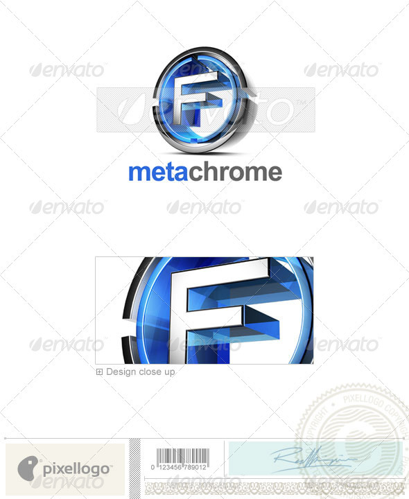 F Logo - 3D-476-F - Letters Logo Templates