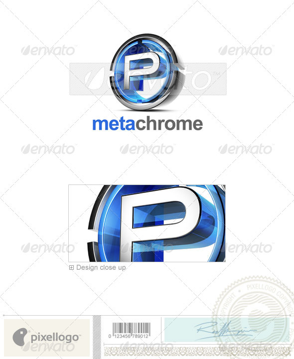 P Logo - 3D-476-P - Letters Logo Templates
