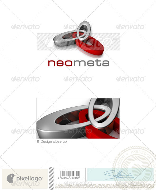 Technology Logo - 3D-400 - 3d Abstract