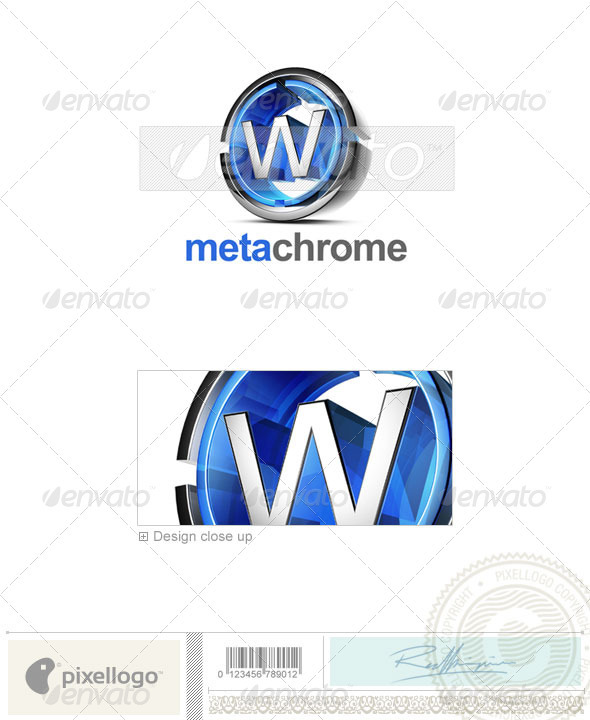 W Logo - 3D-476-W - Letters Logo Templates