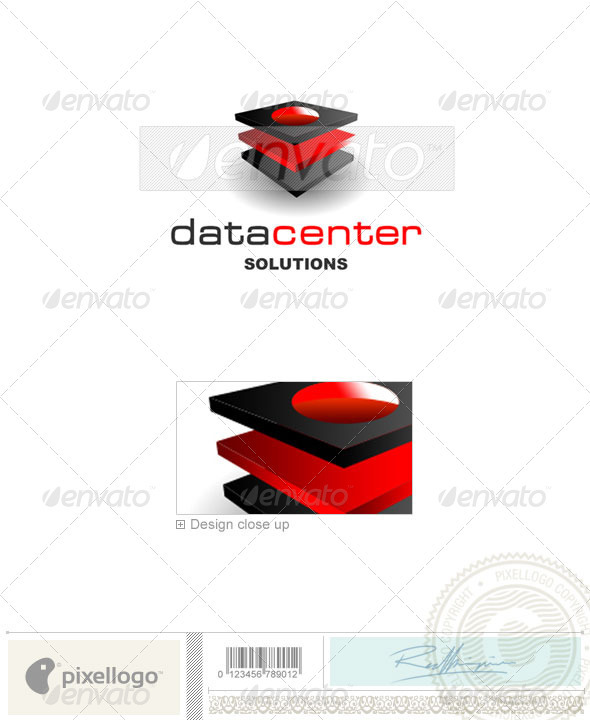 Technology Logo - 1192 - Vector Abstract