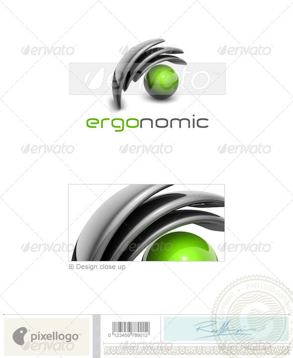 Technology Logo - 3D-329 - 3d Abstract