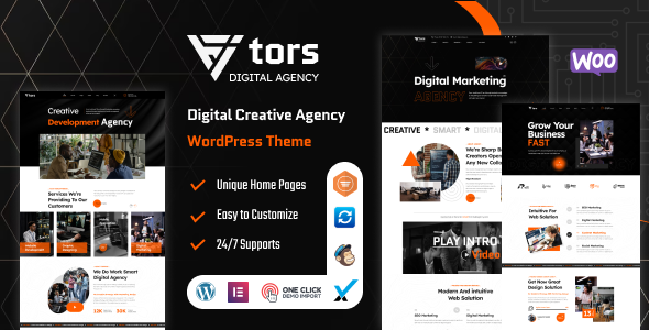 Vitors – Digital Marketing Agency WordPress Theme