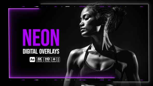 Neon Digital Overlays Elements template preview