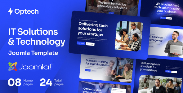 Optech – IT Solutions and Services Joomla Template