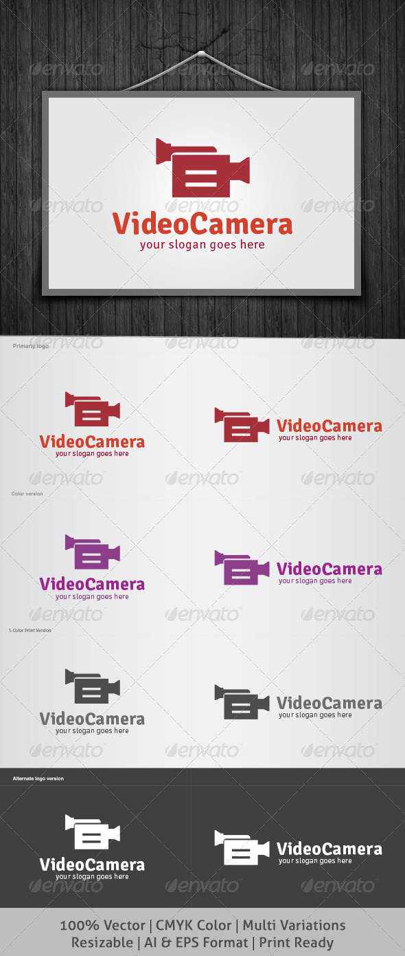 Video Camera Logo - Symbols Logo Templates