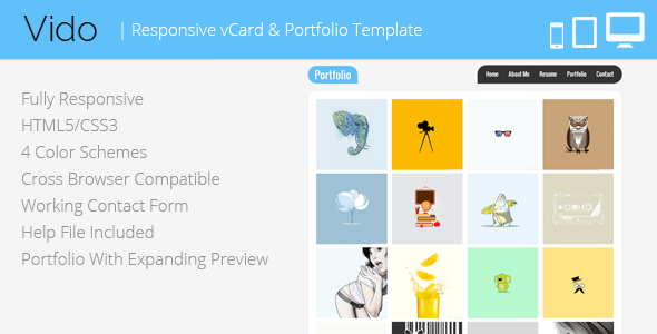 Vido - vCard - ThemeForest 4755004