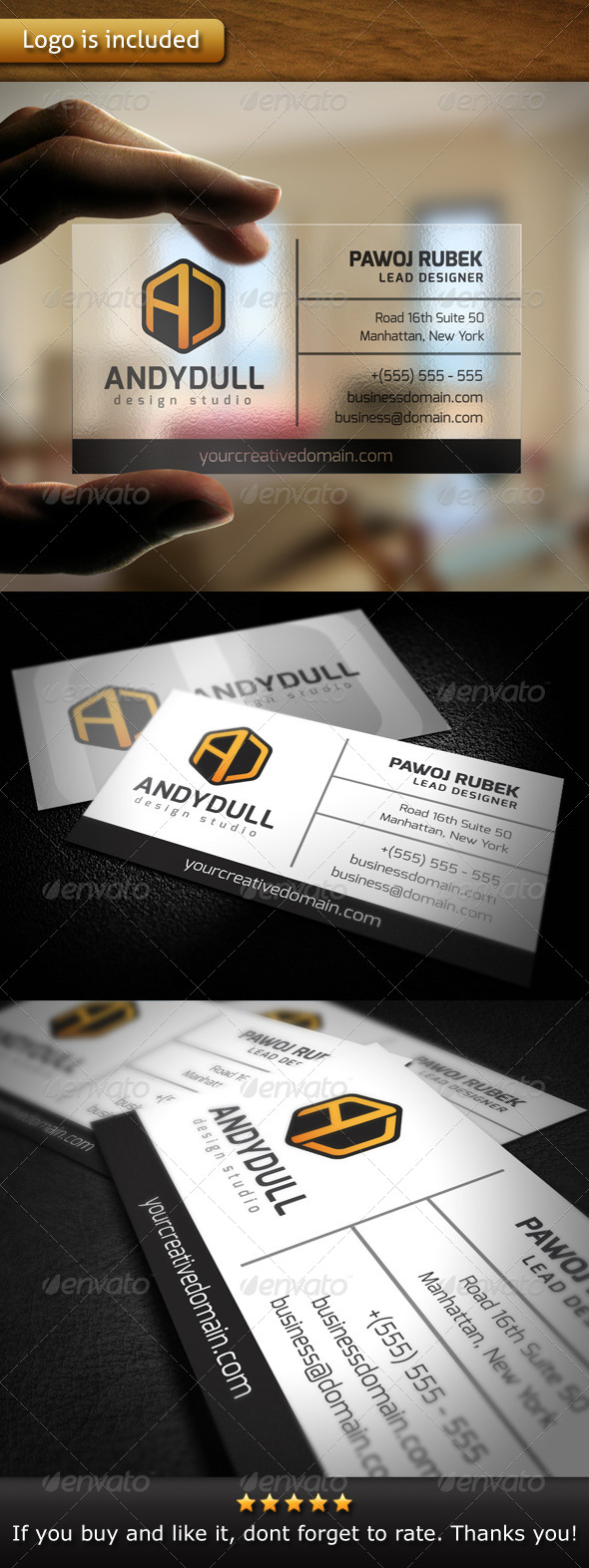 Multipurpose Brand Business Card - Corporate Business Cards