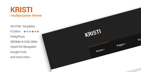 Incredible Kristi - Multipurpose Business Template