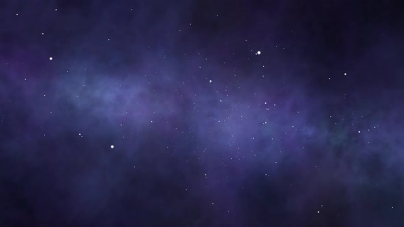 Nebula In Deep Space