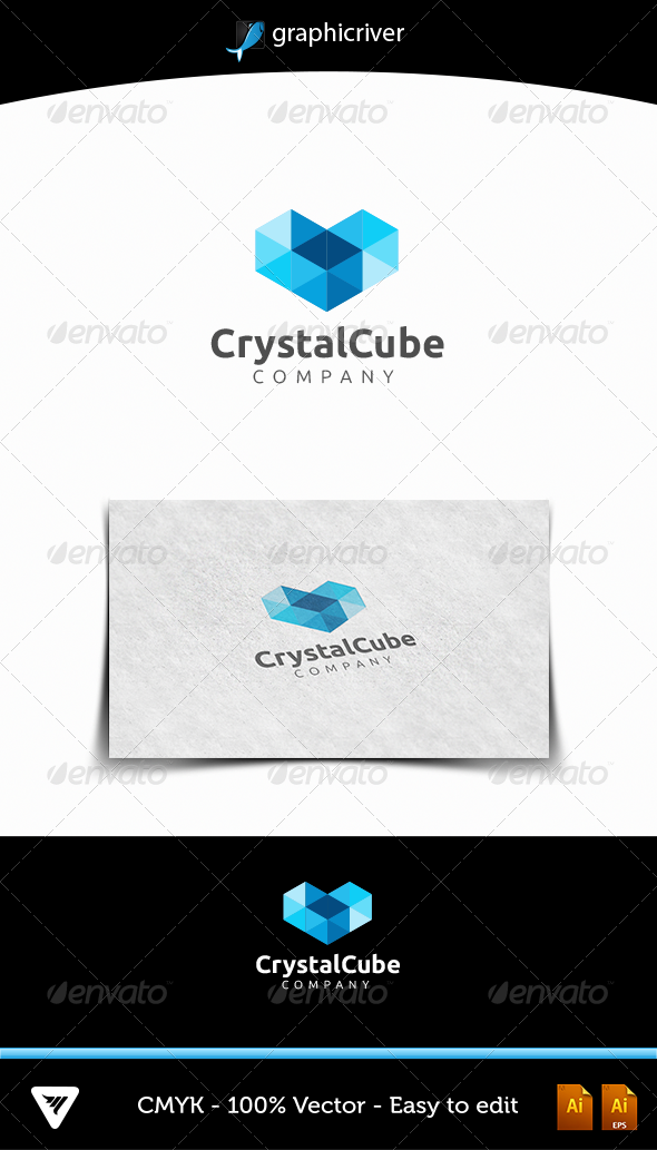 Crystal Cube - Logo Templates
