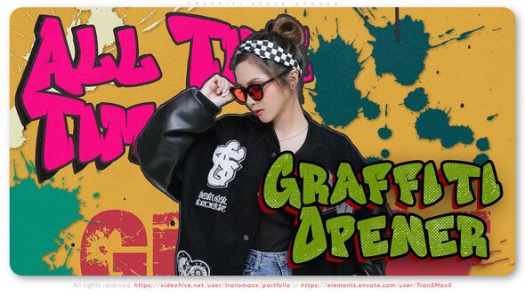 Graffiti Style Opener Openers template preview