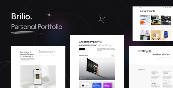 Brilio - Personal Portfolio HTML