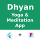 Yoga & Meditation App | UI Kit | Flutter | Figma FREE | Life Time Update | Dhyan 