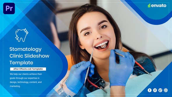 Stomatology Clinic Slideshow Premiere Pro template preview