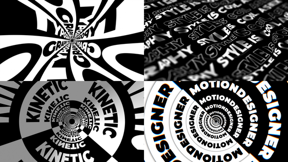 Kinetic Typography | AE Titles template preview