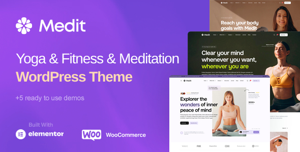 Medit - Yoga & Meditation WordPress Theme