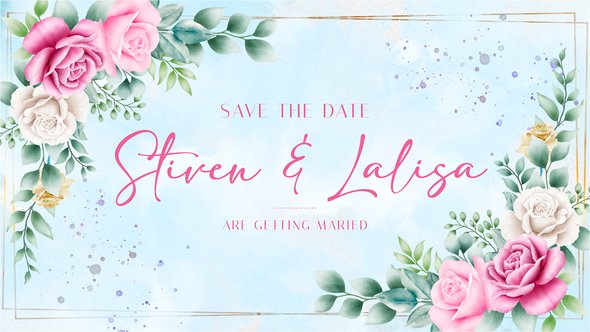 Wedding Invitation Elements template preview