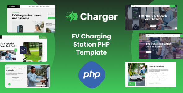 Charger - EV Charging Station PHP Template