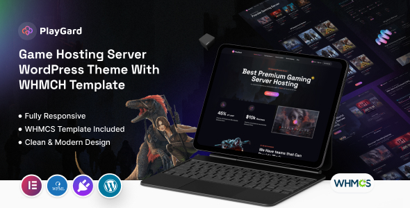 Playgard – Game Hosting Server with WHMCS WordPress Theme