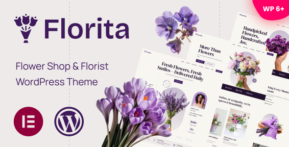 Florita - Flower Shop & Florist  WordPress Theme