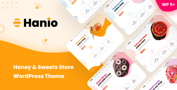 Hanio - Honey & Sweets Store WordPress Theme