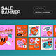 Pink Quirky Valentine Sale Banner 