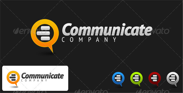 Communicate Company Logo - Vector Abstract