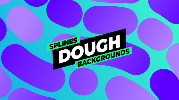 Splines Dough Backgrounds Elements template preview