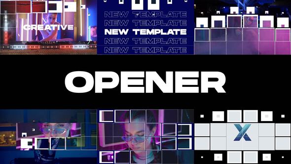 Creative Opener | MOGRT Premiere Pro template preview