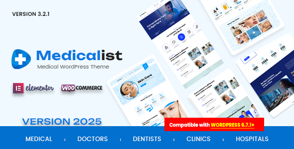 Medicalist - A Medical & Healthcare WordPress Theme for Doctors & Clinics