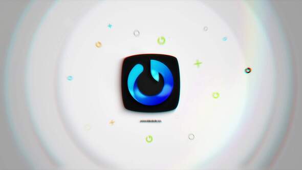 Simple Shape Unveil Logo Stings template preview