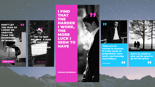 Quotes Instagram Stories | AE Elements template preview