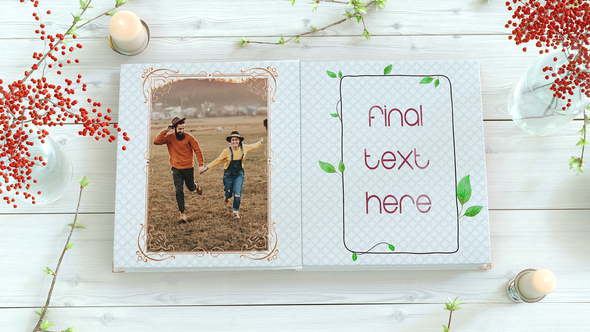 Wedding Or Valentine's Day Photo Album Video Displays template preview