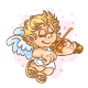 Cartoon Cupid Violinist 