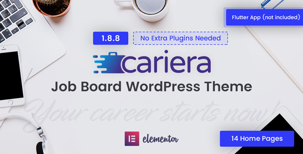 Cariera - Job Board WordPress Theme