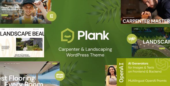 Plank – Carpenter, Flooring & Woodworker WordPress Theme