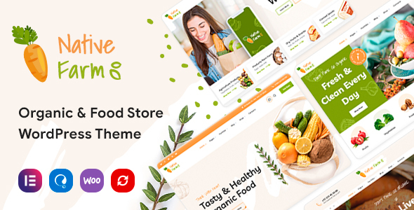 NativeFarm - Organic & Healthy Food WordPress Theme