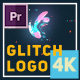 4K Glitch Logo - VideoHive Item for Sale