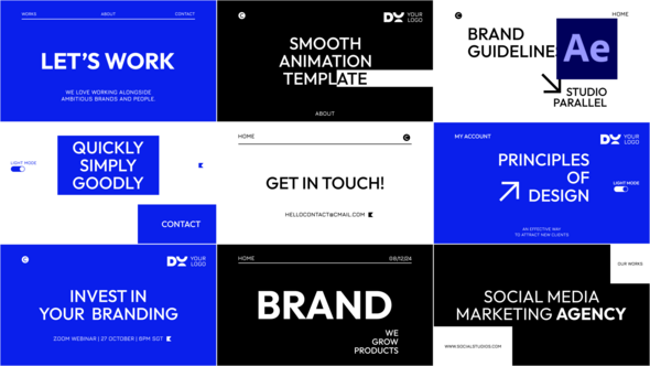 Corporate Big Titles /Ae Titles template preview