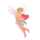 Cupid with Heart 