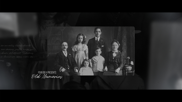 Old Memories - History Slideshow Video Displays template preview