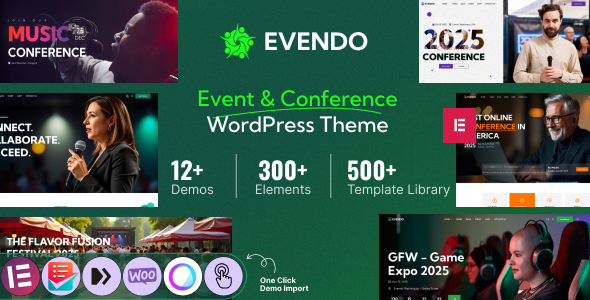 Evendo – Event & Conference WordPress Theme