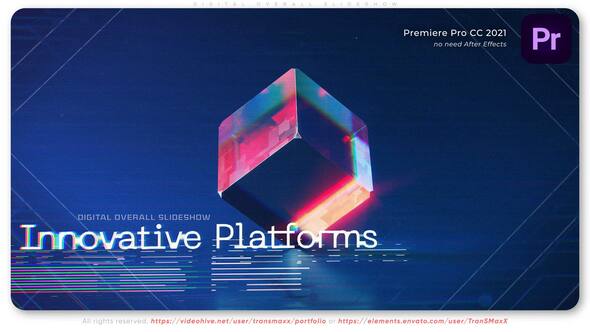 Digital Overall Slideshow Premiere Pro template preview