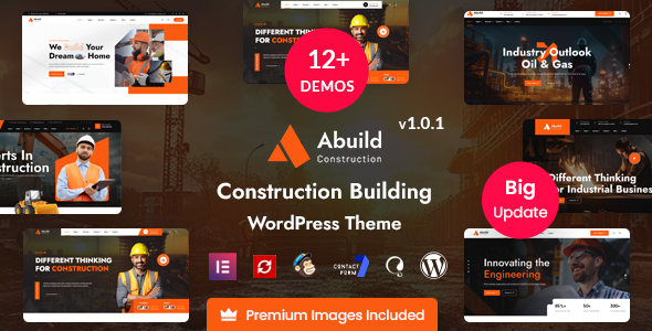 Abuild – Construction WordPress Theme