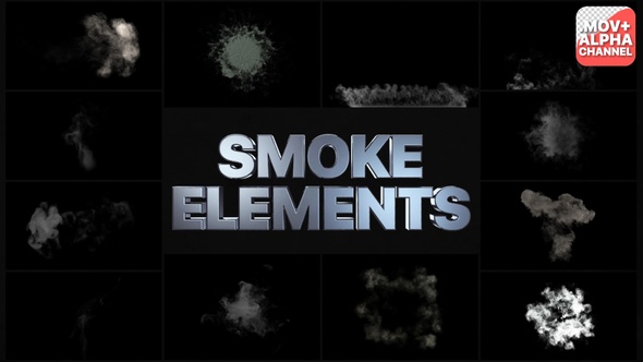 Smoke Elements Motion Graphics Pack