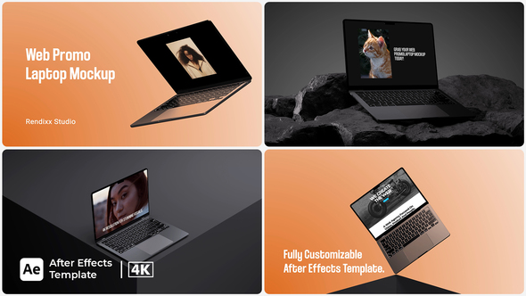 Web Promo Laptop Mockup Product Promo template preview