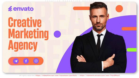 Creative Marketing Agency Openers template preview