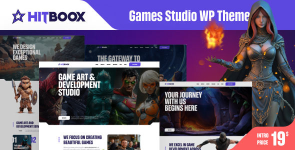 Hitboox – Games Studio WordPress Theme