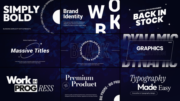 Big Titles Titles template preview